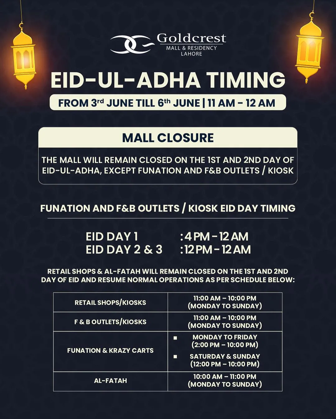 Goldcrest Mall Lahore