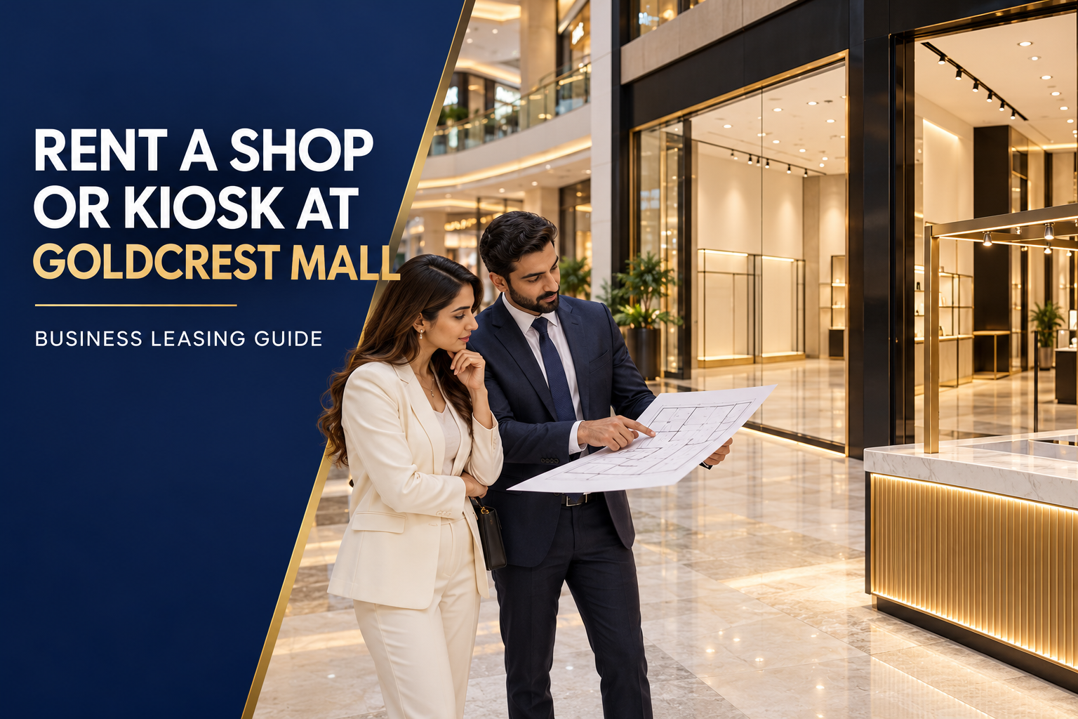 How to Rent a Shop or Kiosk at Goldcrest Mall Lahore