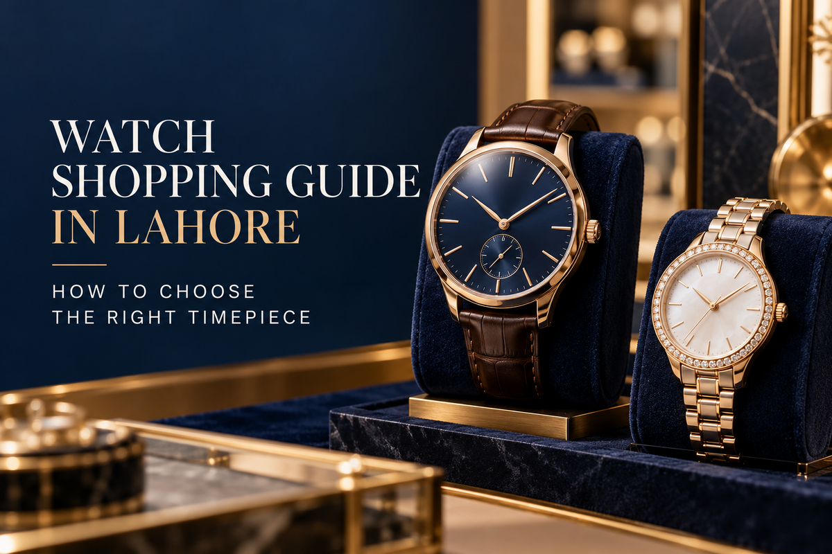 Watch Shopping Guide in Lahore How to Choose the Right Timepiece